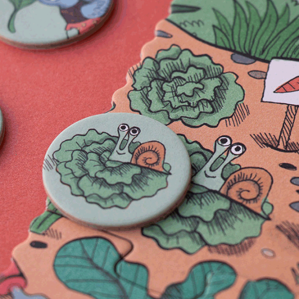 Puzzle Londji Rabbit's Garden (PZ568) Количество деталей: 24, Рекомендуемый возраст: 3+ photo 4