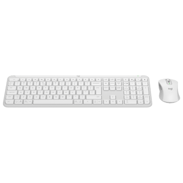 Tastatura & Mouse Logitech MK950 White Home and Office, Fără fir photo 2
