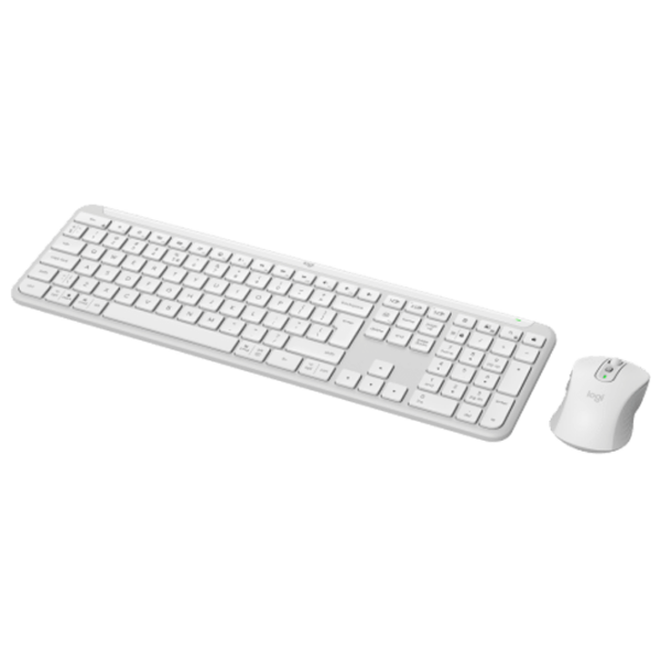 Tastatura & Mouse Logitech MK950 White Home and Office, Fără fir photo 6