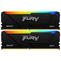 Оперативная память 16 ГБ Kingston FURY Beast RGB KF436C17BB2AK2/16 DIMM, DDR4, 3600 МГц