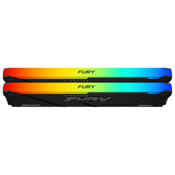 Оперативная память 16 ГБ Kingston FURY Beast RGB KF436C17BB2AK2/16 DIMM, DDR4, 3600 МГц photo 4
