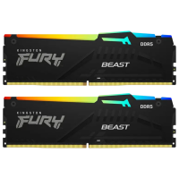 Оперативная память 32 ГБ Kingston FURY Beast RGB KF564C32BBEAK2/32 DIMM, DDR5, 6400 МГц