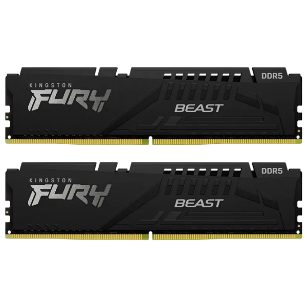 Оперативная память 32 ГБ Kingston FURY Beast KF568C34BBEK2/32 DIMM, DDR5, 6800 МГц photo 1