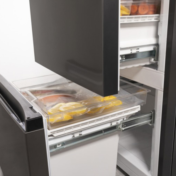 Frigider Hisense RM469N4AFD1 Black 255l / Automat, 113l / No Frost, D photo 13