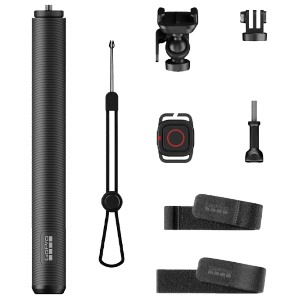 Monopied GoPro Extension Pole + Waterproof Shutter Remote Black  photo 3