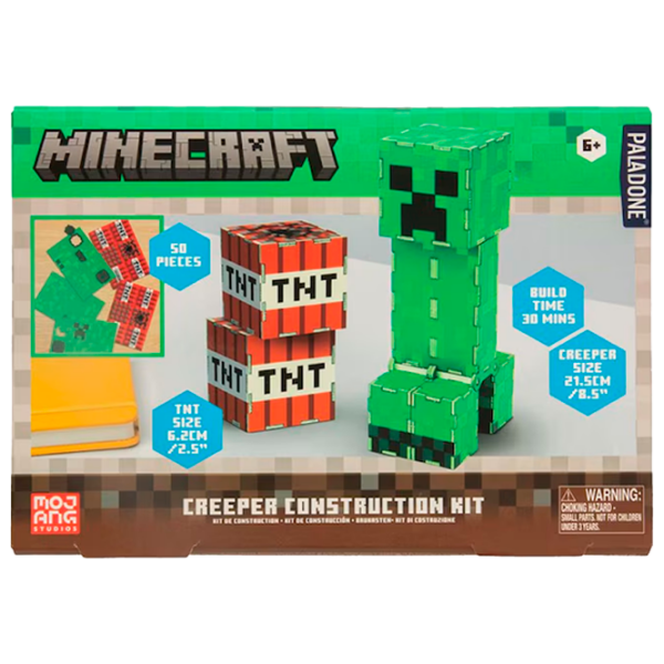 Constructor Paladone Creeper & TNT Construction Kit Green Numărul de piese 50, 6+ photo 1
