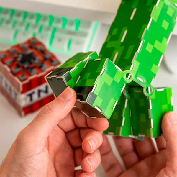 Constructor Paladone Creeper & TNT Construction Kit Green Numărul de piese 50, 6+ photo 4
