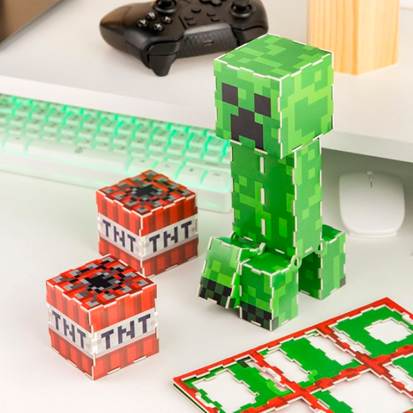 Constructor Paladone Creeper & TNT Construction Kit Green Numărul de piese 50, 6+ photo 5