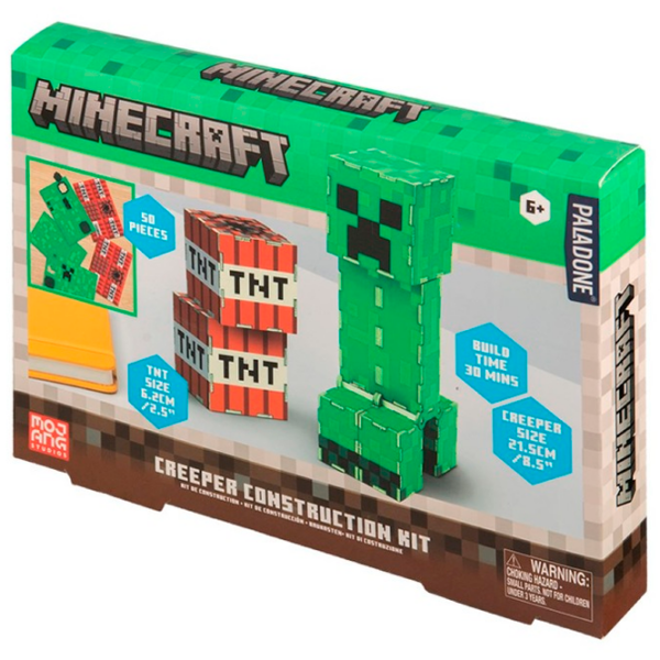 Constructor Paladone Creeper & TNT Construction Kit Green Numărul de piese 50, 6+ photo 6