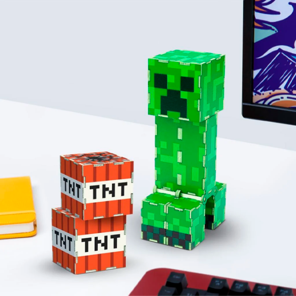 Constructor Paladone Creeper & TNT Construction Kit Green Numărul de piese 50, 6+ photo 7