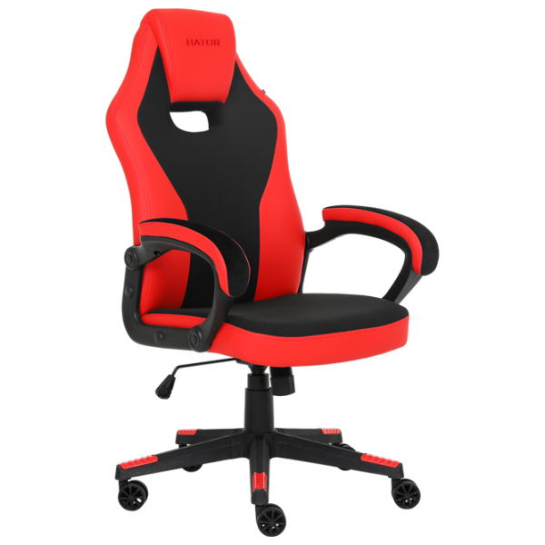 Scaun Gaming Hator Flash HTC-401 Black Red  photo 2