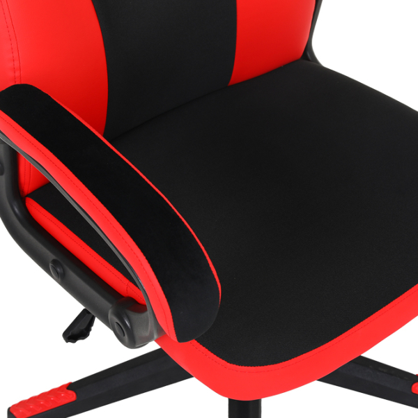 Scaun Gaming Hator Flash HTC-401 Black Red  photo 6