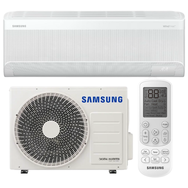 Aparat de aer condiționat Samsung AR60F09C1BWNUA White 25 m² | 9000 BTU | White photo 8
