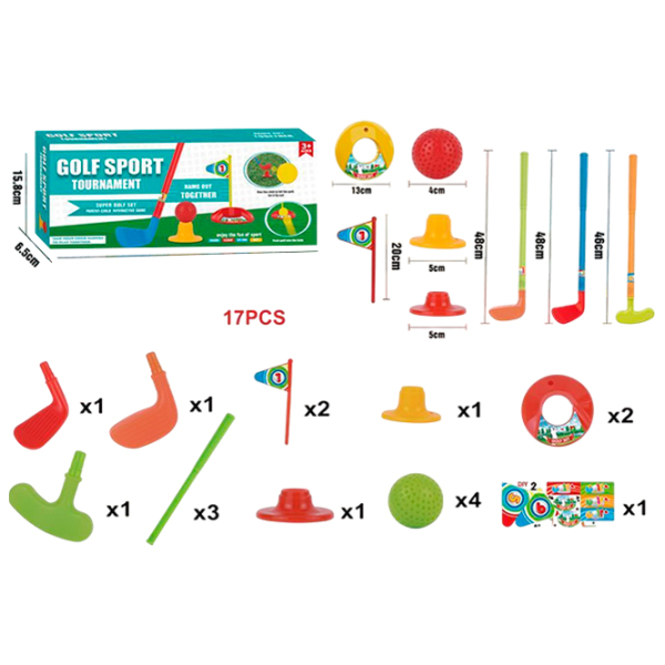Set jucării Miscellaneous Golf 432365 Multicolor Pentru copii, 3+ photo 2