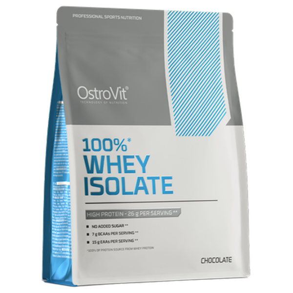 Proteină OstroVit 100% Whey Isolate 300 g Ciocolată | praf photo 1