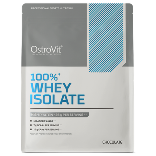 Proteină OstroVit 100% Whey Isolate 300 g Ciocolată | praf photo 2