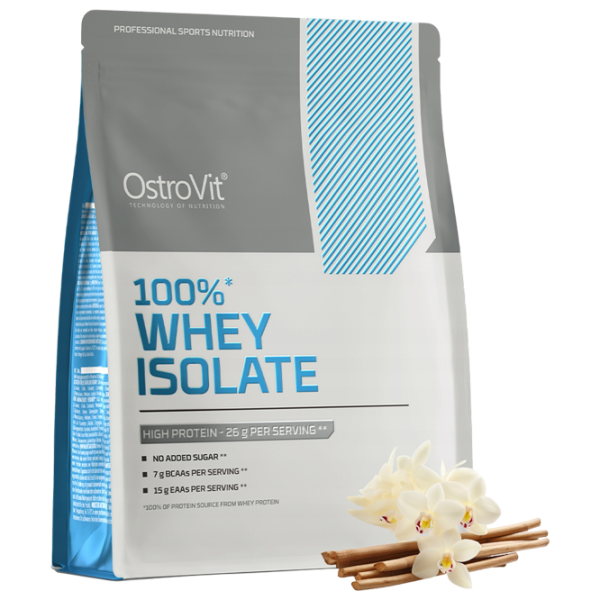Proteină OstroVit 100% Whey Isolate 300 g Vanilie | praf photo 2