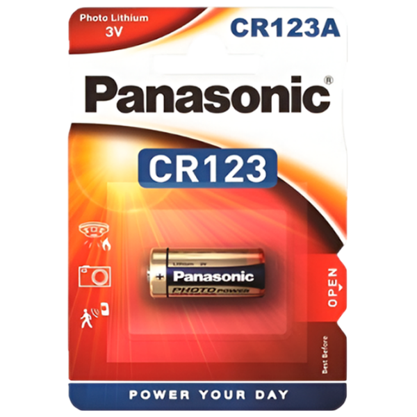 Батарейка Panasonic CR123A Lithium CR123A (1 шт.)  photo 1