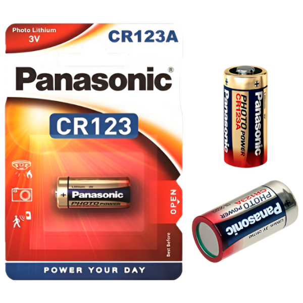 Батарейка Panasonic CR123A Lithium CR123A (1 шт.)  photo 2