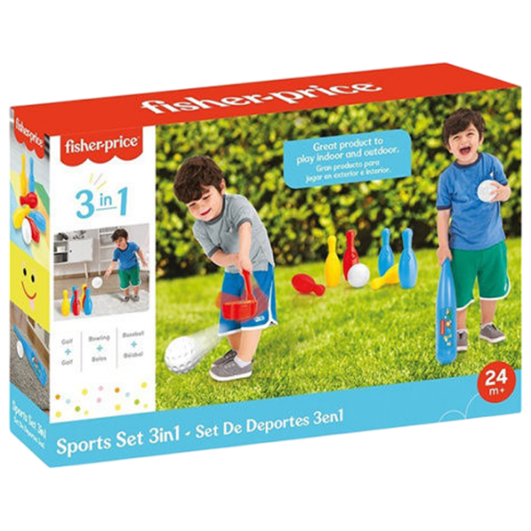 Joc de masă Fisher Price 3in1 Bowling, 3+ photo 1