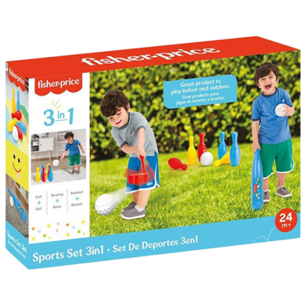 Joc de masă Fisher Price 3in1 Bowling, 3+ photo 1