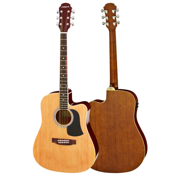 Chitară electro-acustică Aria AWN-15CE N Natural Dreadnought, 4/4 photo 3
