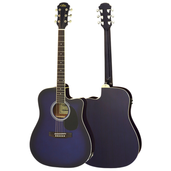 Электроакустическая гитара Aria AWN-15CE BLS Синий Dreadnought, 4/4 photo 2