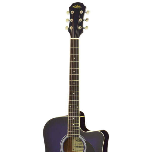 Электроакустическая гитара Aria AWN-15CE BLS Синий Dreadnought, 4/4 photo 4