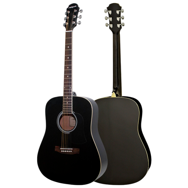 Chitară acustică Aria AWN-15 BK Black Dreadnought, 4/4 photo 3