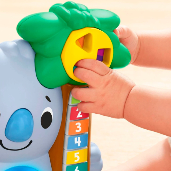 Jucărie muzicală Fisher Price Linkimals Koala GRG60 Gray Pentru copii, de la 9 luni photo 4