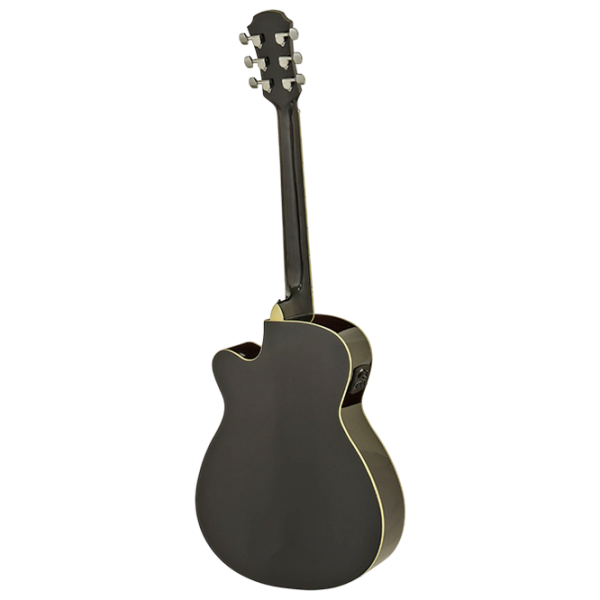 Chitară electro-acustică Aria AFN-15CE BK Black Dreadnought, 4/4 photo 2