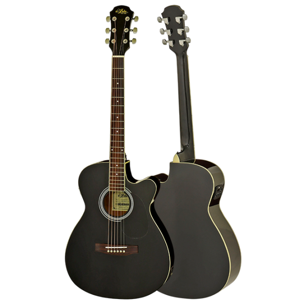 Chitară electro-acustică Aria AFN-15CE BK Black Dreadnought, 4/4 photo 3