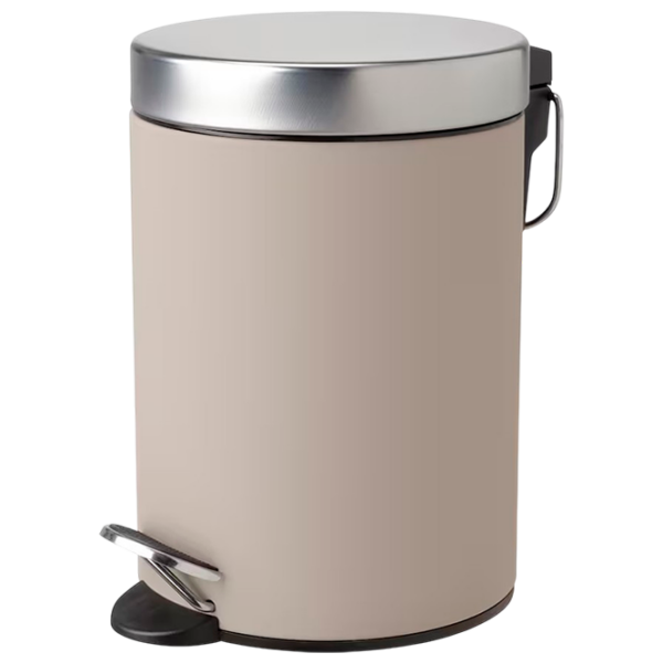 Coș de gunoi Ikea Ekoln Beige Oțel, 3l photo 1