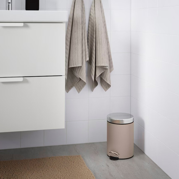 Coș de gunoi Ikea Ekoln Beige Oțel, 3l photo 2