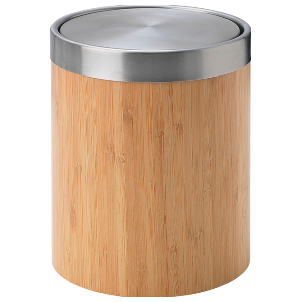 Coș de gunoi Ikea Trasket Beige Inox, 3l photo 1