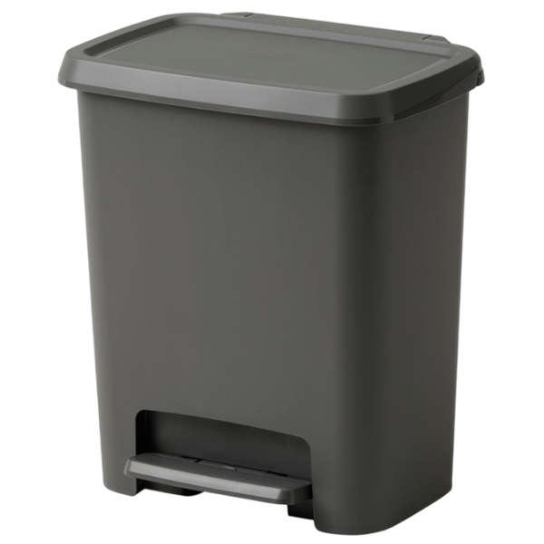 Coș de gunoi Ikea Knockla Dark Gray Plastic, 25l photo 1