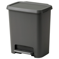 Coș de gunoi Ikea Knockla Dark Gray Plastic, 25l