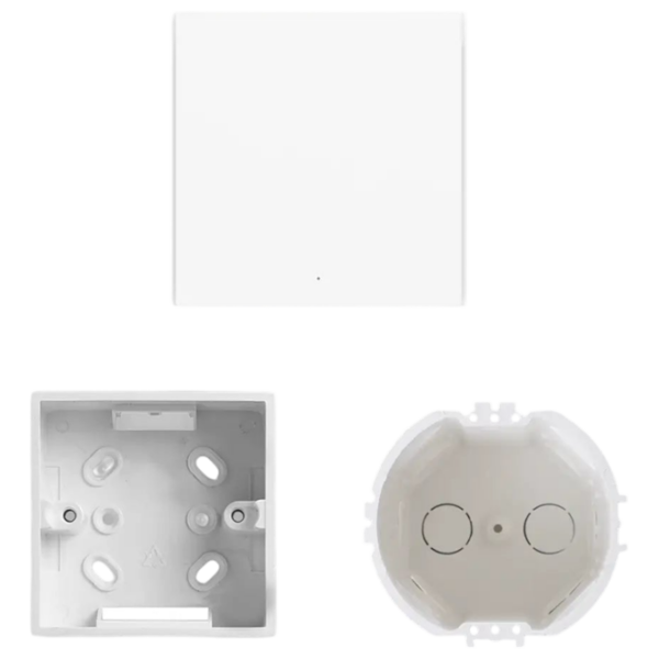 Întrerupător inteligent Aqara Smart Wall Switch H1 (fara Nul, Double rocker) White  photo 4