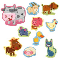 Puzzle Noriel Animale la fermă (NOR5335) Numărul de piese: 26, Vârsta recomandată: 3+