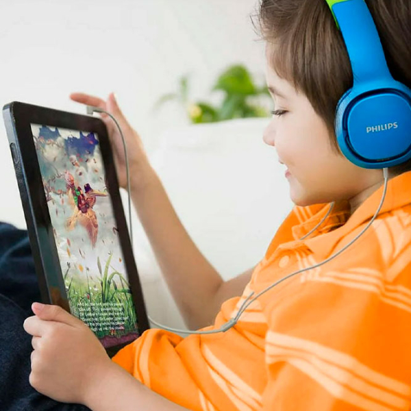 Наушники Philips SHK2000 Синий Проводная / Детские / Накладные photo 3
