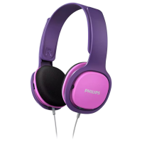 Căști Philips SHK2000 Pink Cu fir / Pentru copii / On the ear