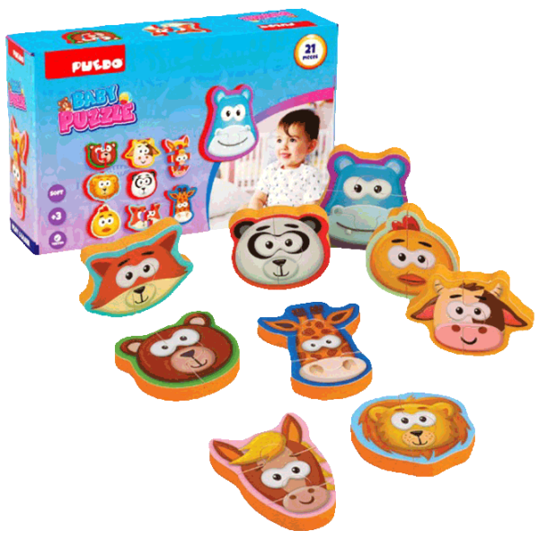 Puzzle Puedo Baby Puzzle (K1929) Количество деталей: 21, Рекомендуемый возраст: 3+ photo 1