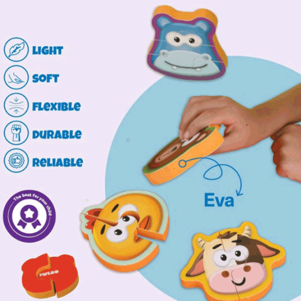 Puzzle Puedo Baby Puzzle (K1929) Количество деталей: 21, Рекомендуемый возраст: 3+ photo 5
