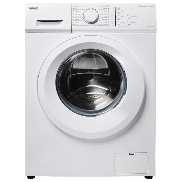 Mașină de spălat Vivax WFL-120716CS White 7 kg, 1200 rpm, E photo 1