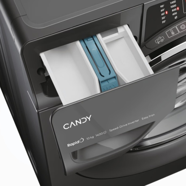 Mașină de spălat Candy RO14106DWMCRT-S Graphite 10 kg, 1400 rpm, A photo 7