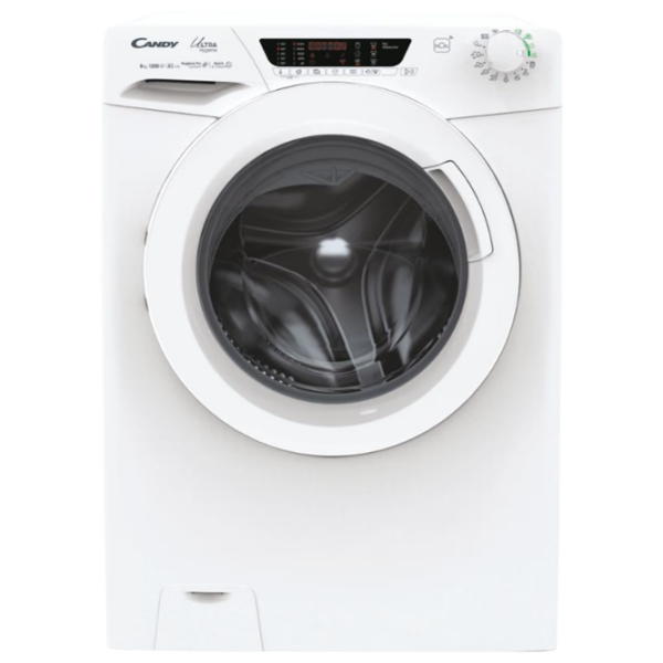 Mașină de spălat Candy HE 1284TWM6/1-S White 8 kg, 1200 rpm, A photo 1