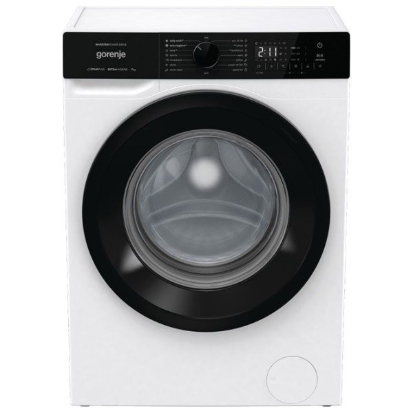 Mașină de spălat Gorenje WNHA74SASEU White 7 kg, 1400 rpm, A photo 1