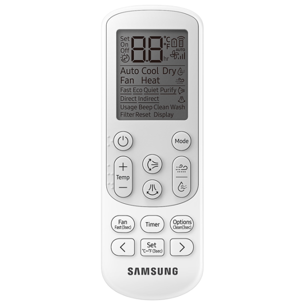 Aparat de aer condiționat Samsung AR60F24C1BWNUA White 65 m2 | 24000 BTU | White photo 8