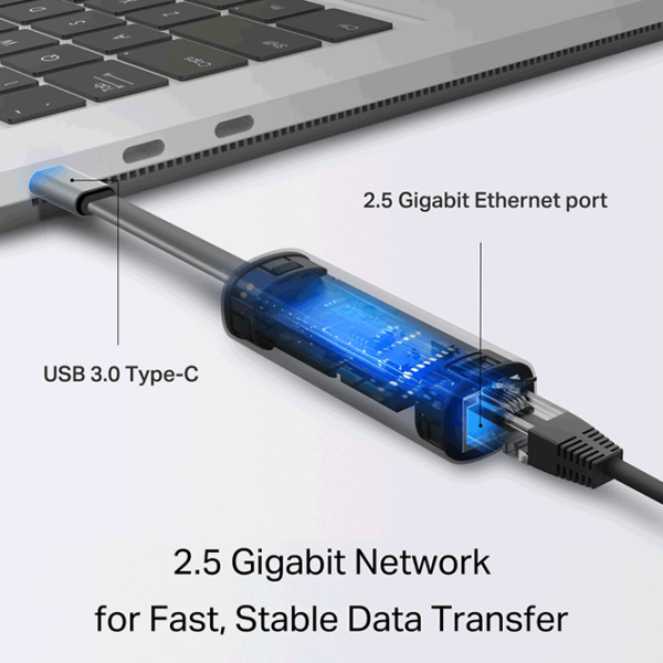 Adaptor de rețea TP-Link UE302C Gray  photo 4