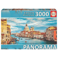 Puzzle Educa Grand Canal Venice Panorama (19053) Numărul de piese: 3000, Vârsta recomandată: 14+